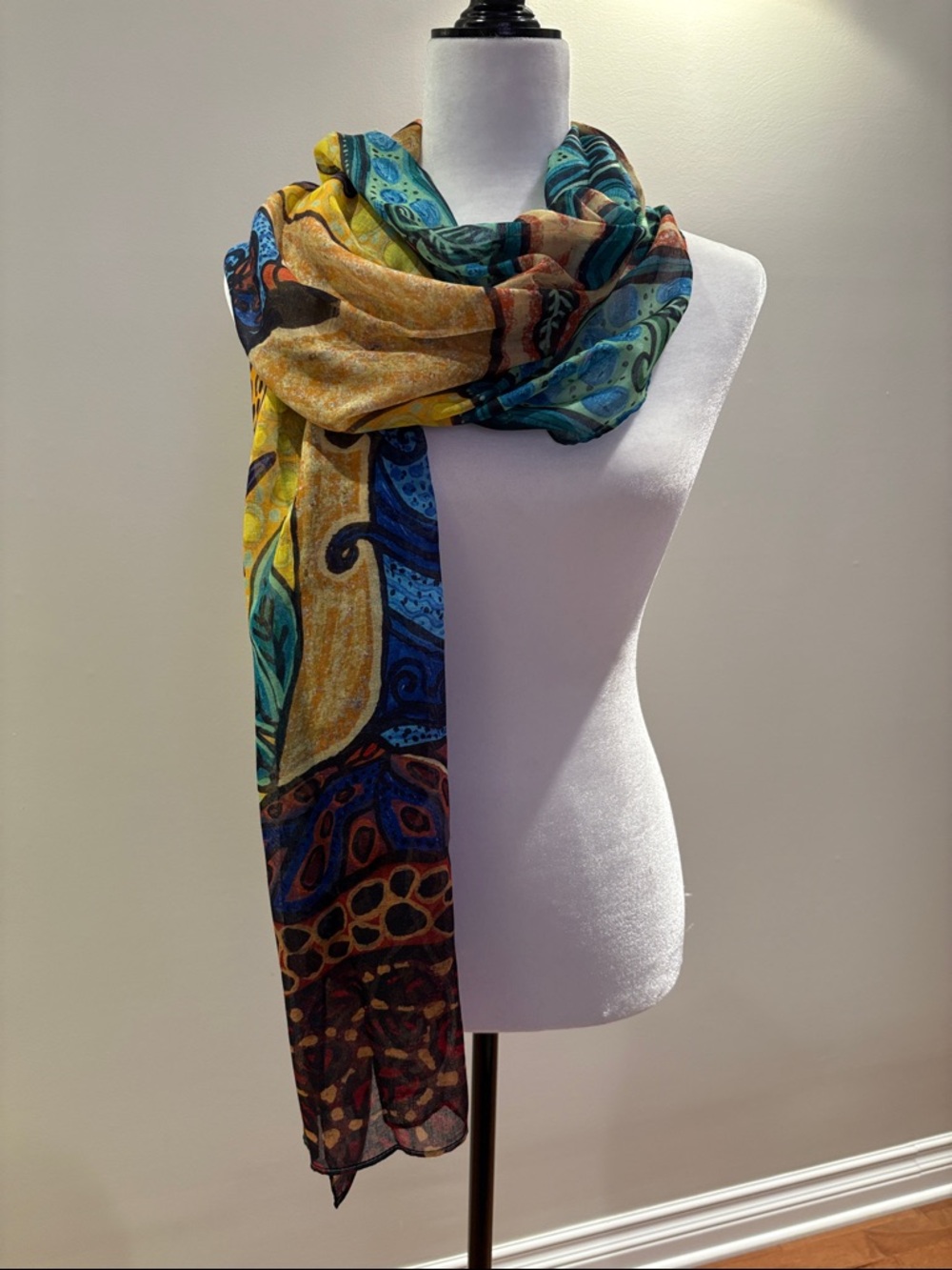 Canadian Designed Art Print Lightweight Women's Scarf